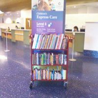A cart with books